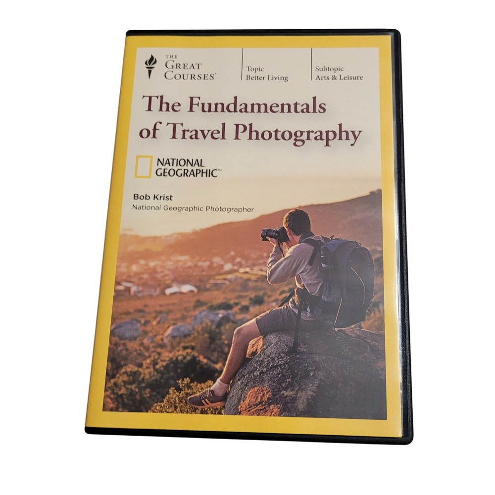 The Great Courses Fundamentals of Travel Photography 4 DVDs National Geographic